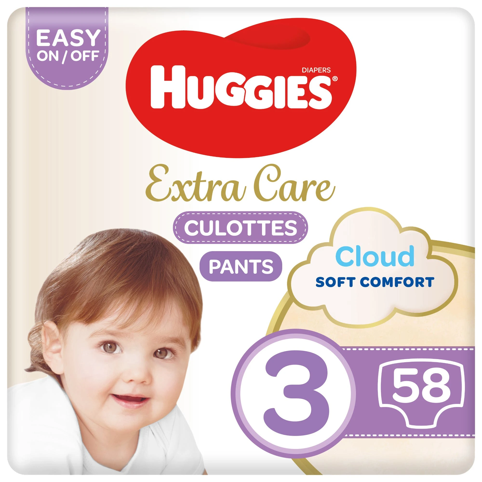 Huggies Pants Package Mega Size (3) 58 pc