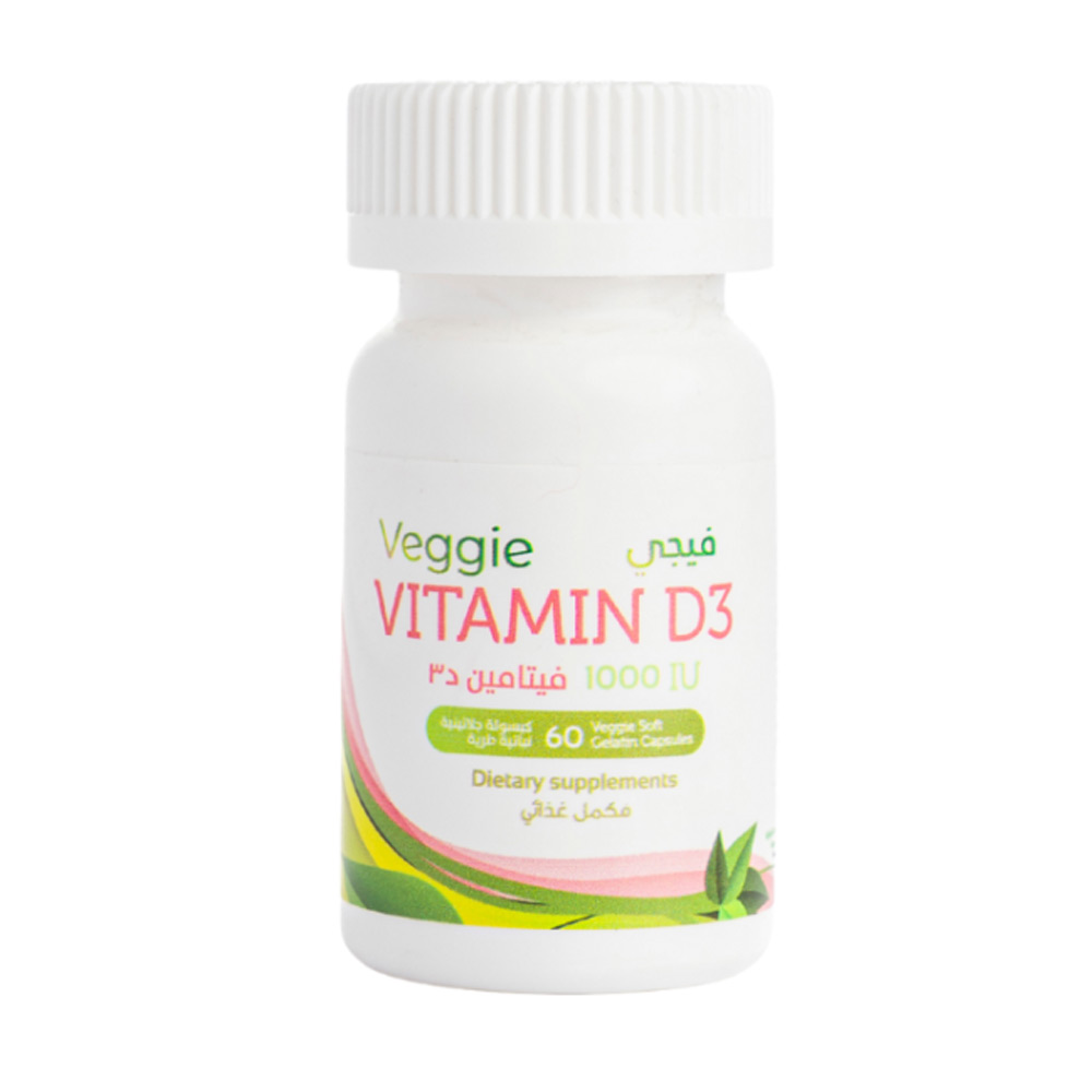 Veggie vitamin D3 1000 60CAP