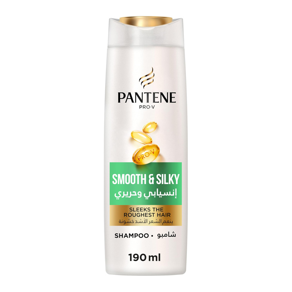 Pantene Hair Shampoo Smooth Silky 190 ml