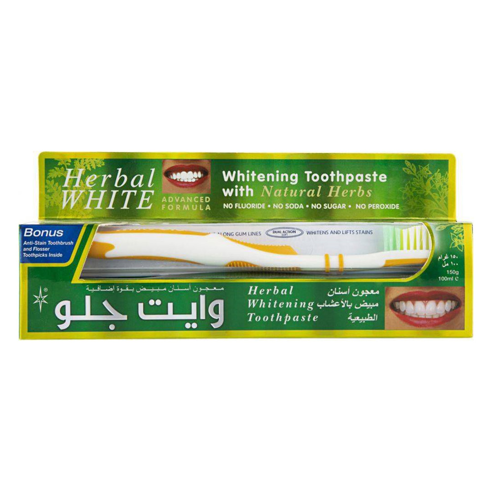 White Glo Herbal White Tooth Paste 100 ml