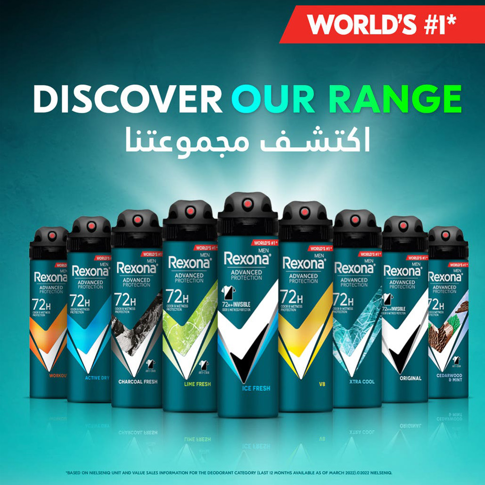 Rexona Spray Charcoal Men 150 ml