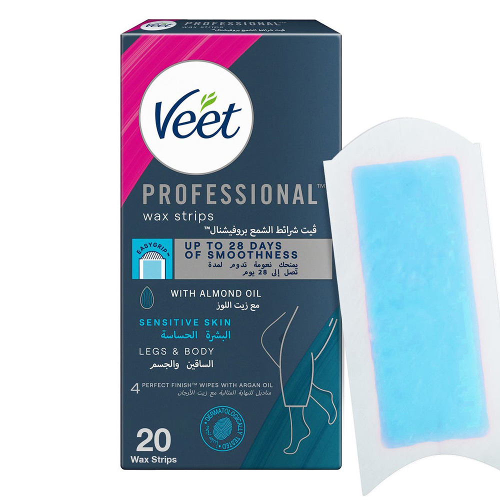 Veet Hair Removal Body Wax Sensitive 20 PC