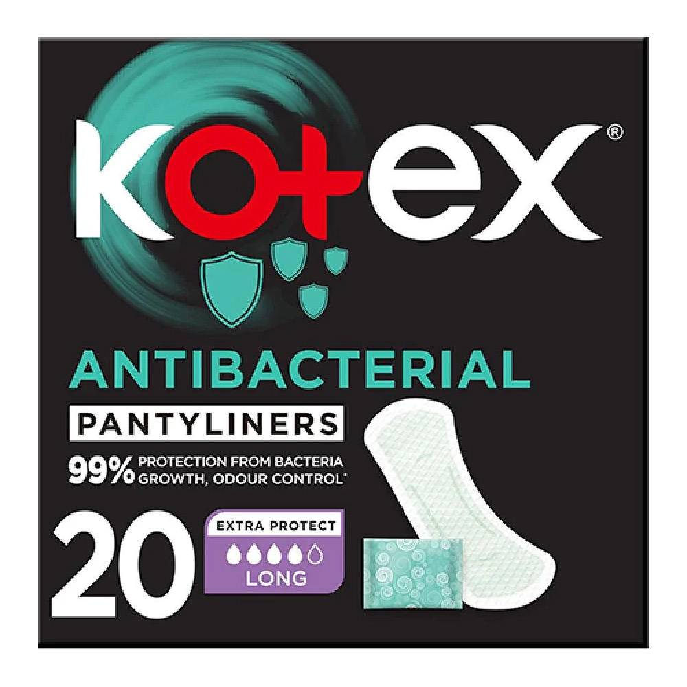 KOTEX PANTYLINERS LONG 20PCS