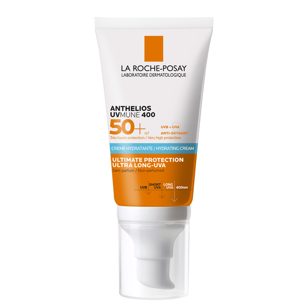 لاروش بوزيه أنثيليوس يوفي ميون 400 واقي شمس كريم مرطب SPF 50+ 50 مل