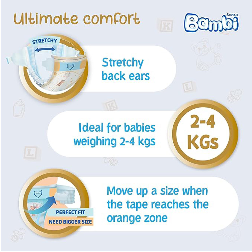 Sanita Bambi Small NO 1 19 PC