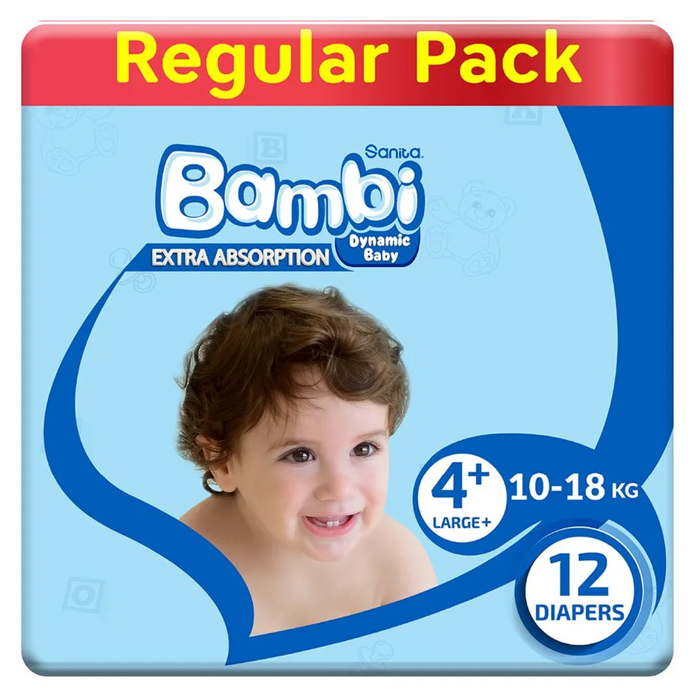 Sanita Bambi Small NO 4+ 12 PC