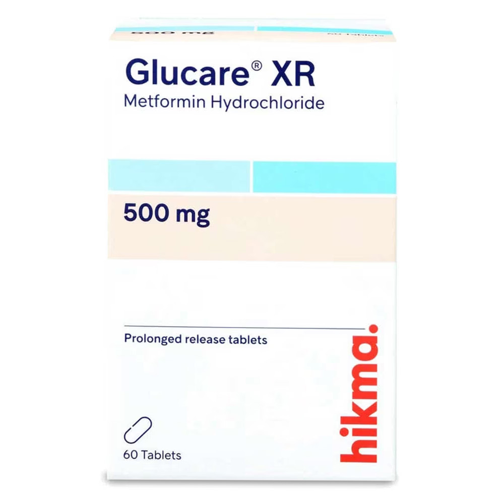 GLUCARE XR 500 60TAB