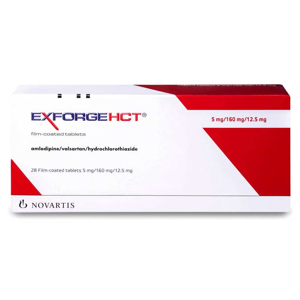 EXFORGE 5mg/160mg/12.5mg 28tab