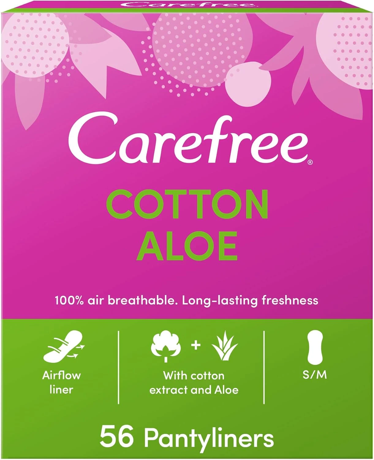 Care Free Plus 56 S/ M Aloe
