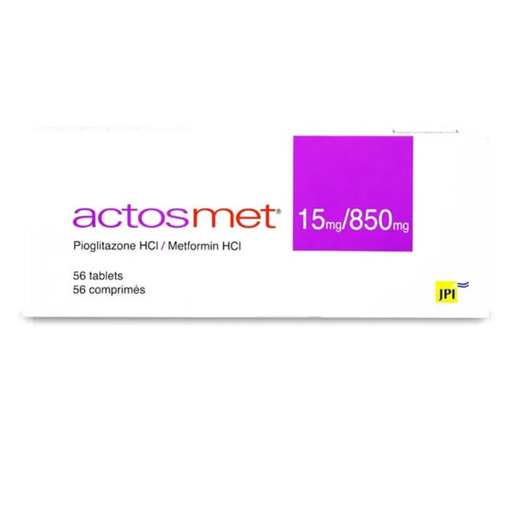 اكتوس مت 850/15 مجم 56 قرص