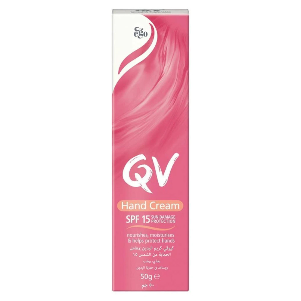 QV Hand Cream Nourishes Moisturises Spf 15 50 gm