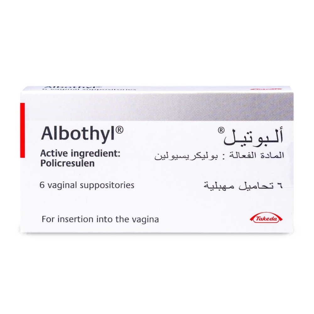 Albothyl 6 vaginal supp