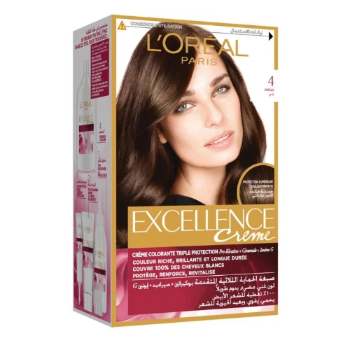 Loreal Excellence Hair Color Brown 4