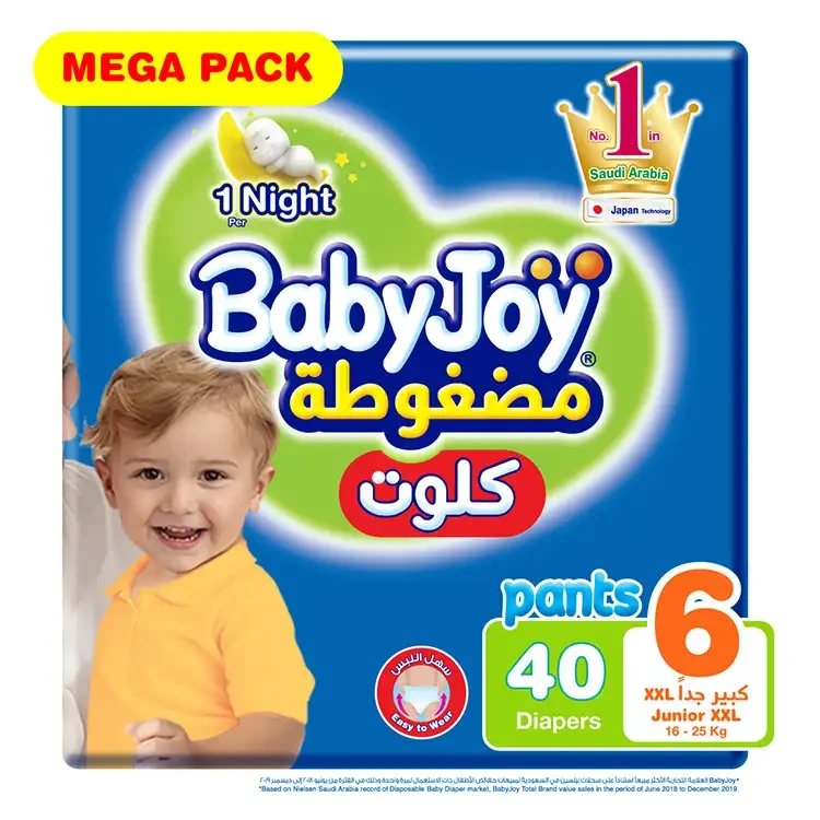 بيبي جوي كلوت (6) عبوة ميجا 36 قطعة