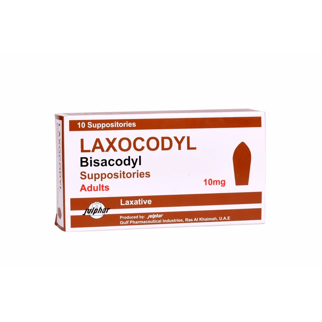 LAXOCODYL 10MG 10 SUPP