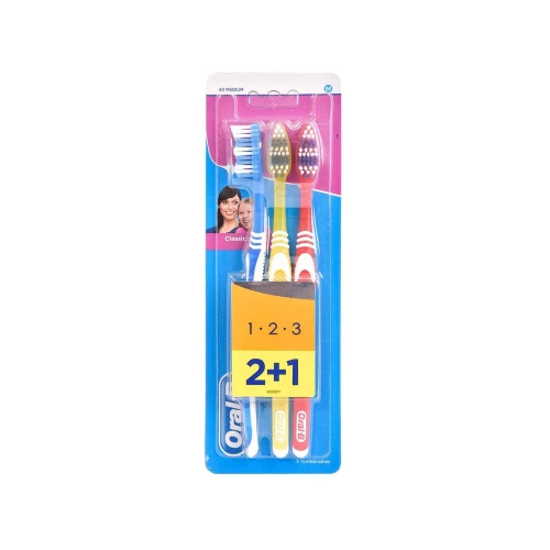 Oral B T.B Classic Medium 2+1