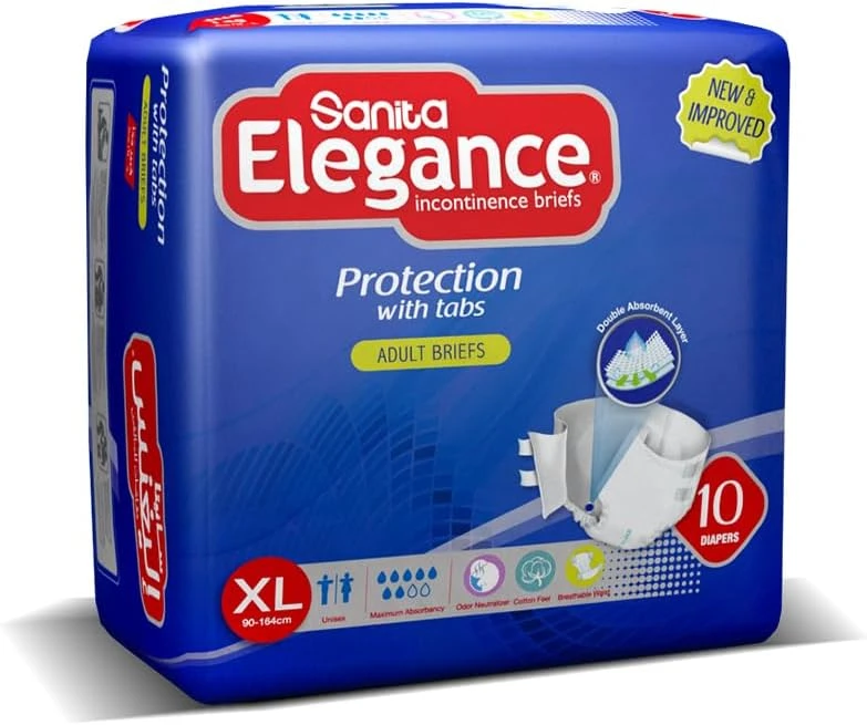حفاضات كبار السن سانيتا اليغنس مقاس (Xl) 10 قطعة