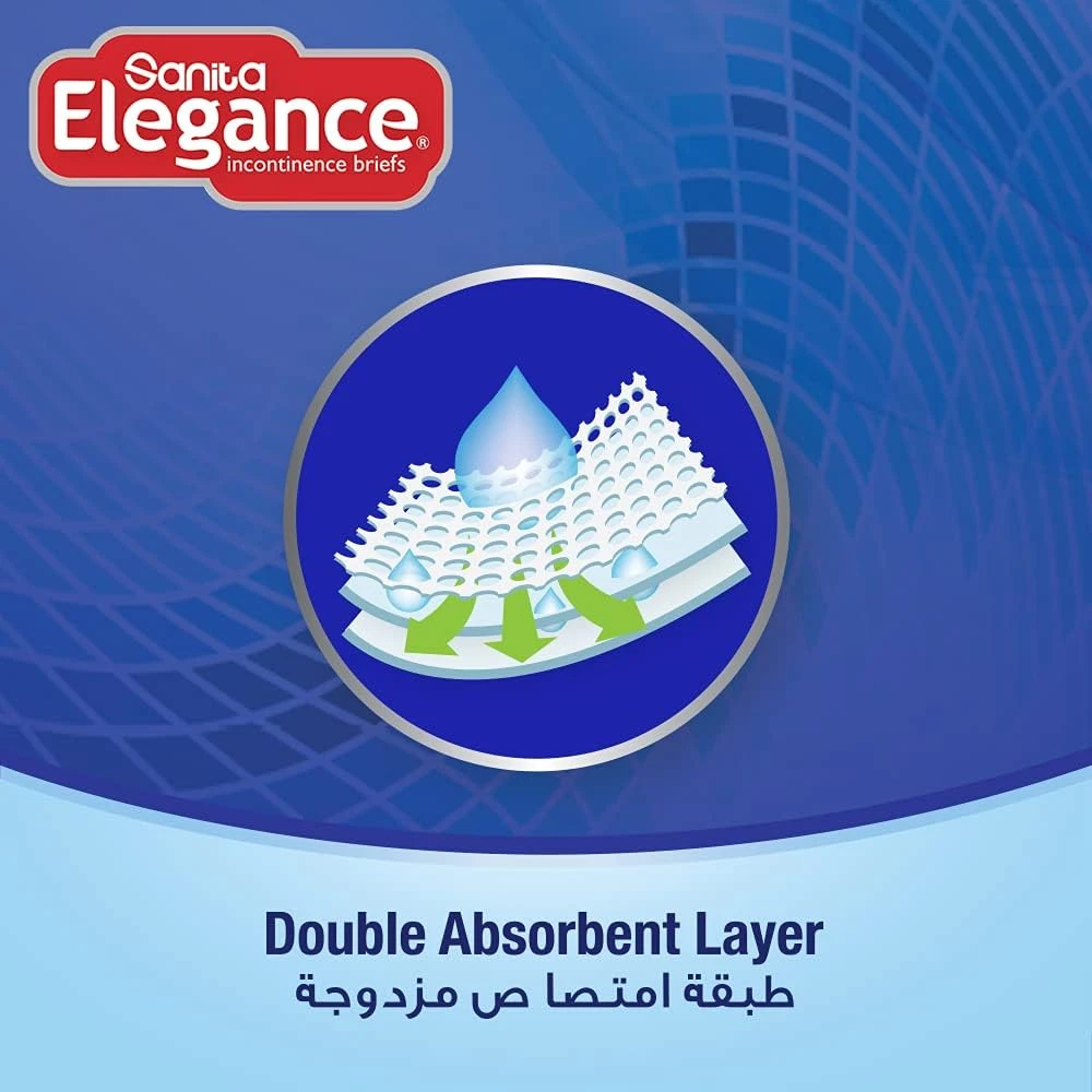 حفاضات كبار السن سانيتا اليغنس مقاس (Xl) 10 قطعة