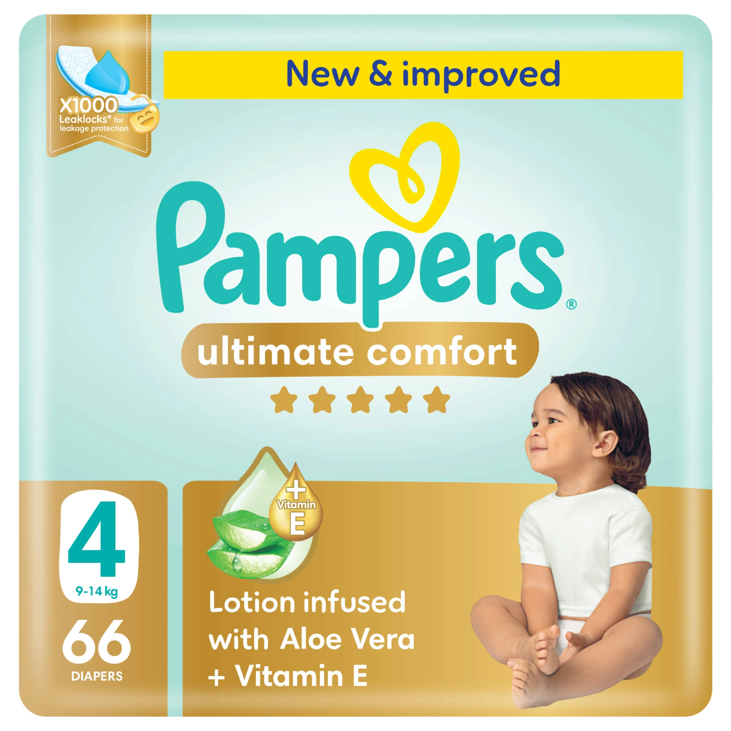 Pampers White Package Mega Size (4) 66 pc