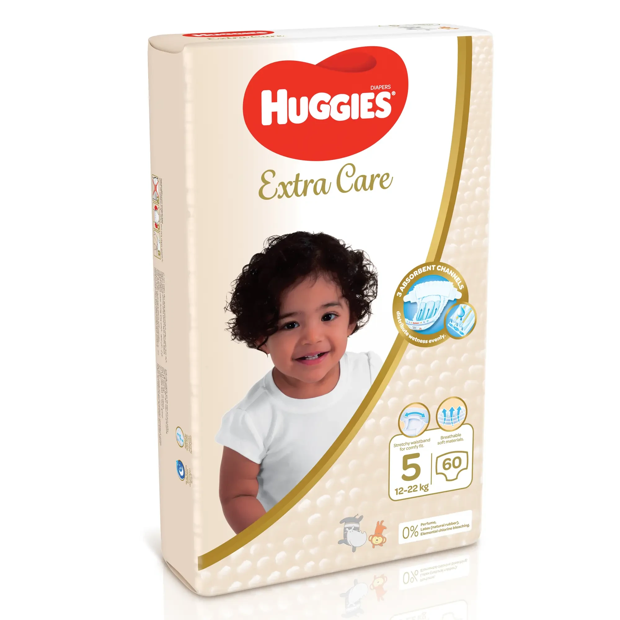 Huggies Package Mega Size (5) 60pc