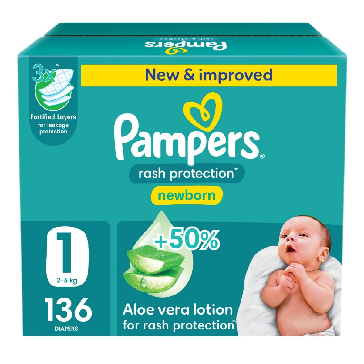 Pampers Box Large Size (1) 136 pc