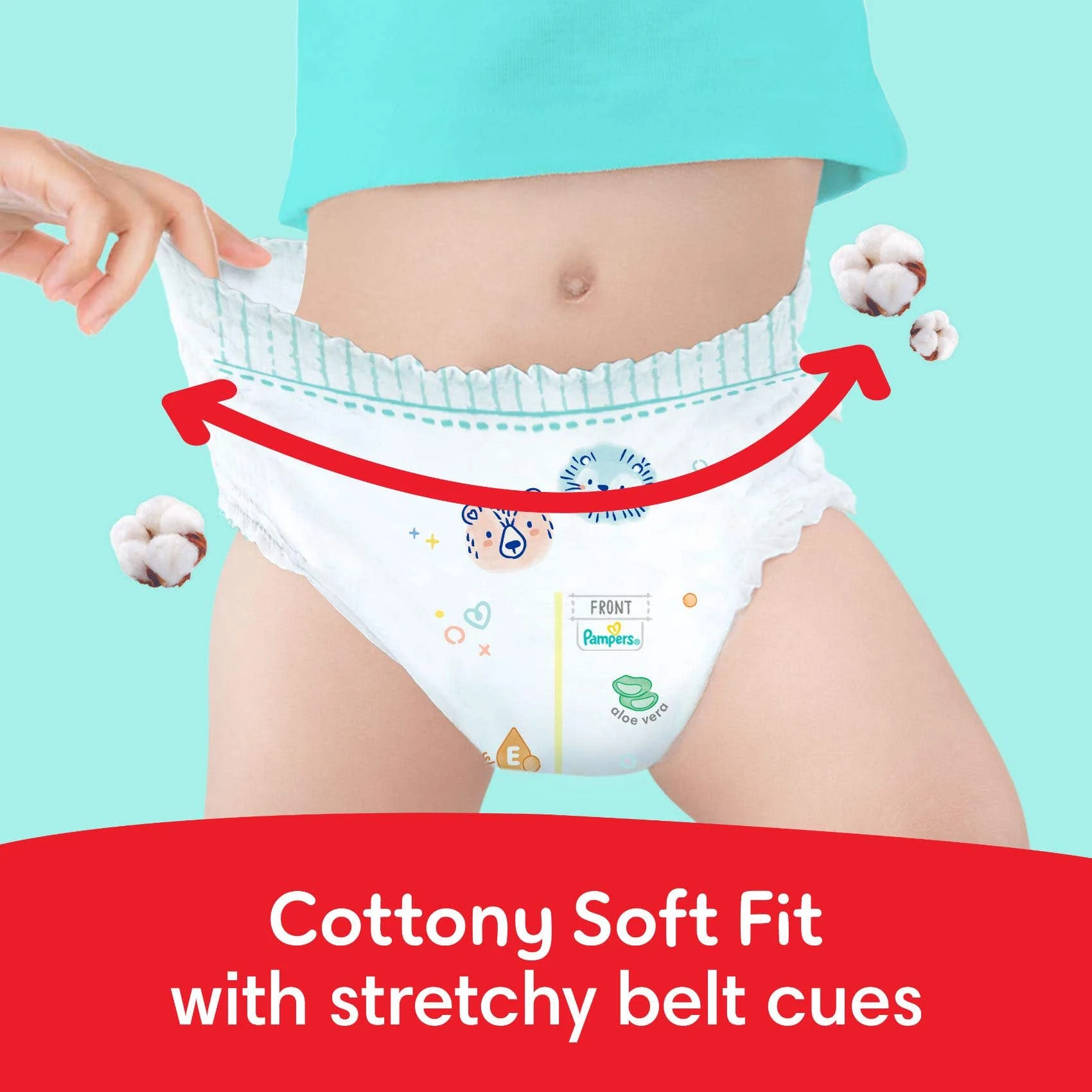 Pampers Whit Pants NO 6 34PC