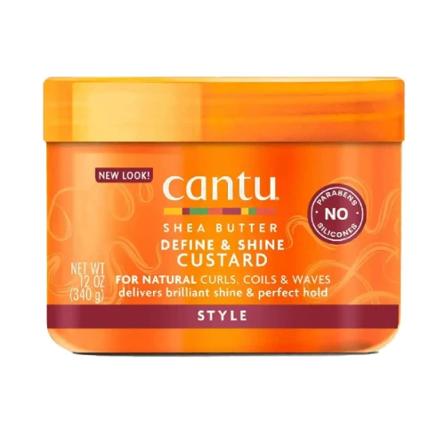 Cantu Gel Hair Define Shine Hair Custard 340 gm